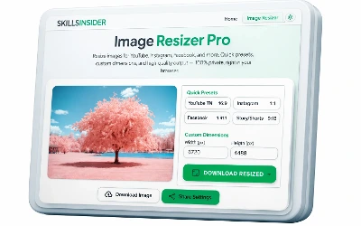 Image Resizer Pro — resize images for YouTube, Instagram, Facebook and more